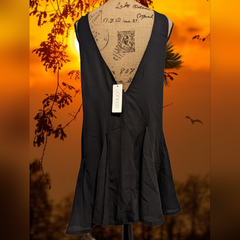 Stunning Bridget Black Swing Mini Dress 😍🥰